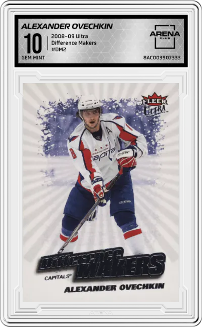 2008 Ultra Difference Makers Alexander Ovechkin #DM2 ARENA CLUB 10
