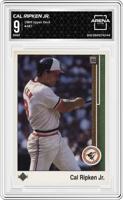 1989 Upper Deck Cal Ripken Jr. #467 ARENA CLUB 9