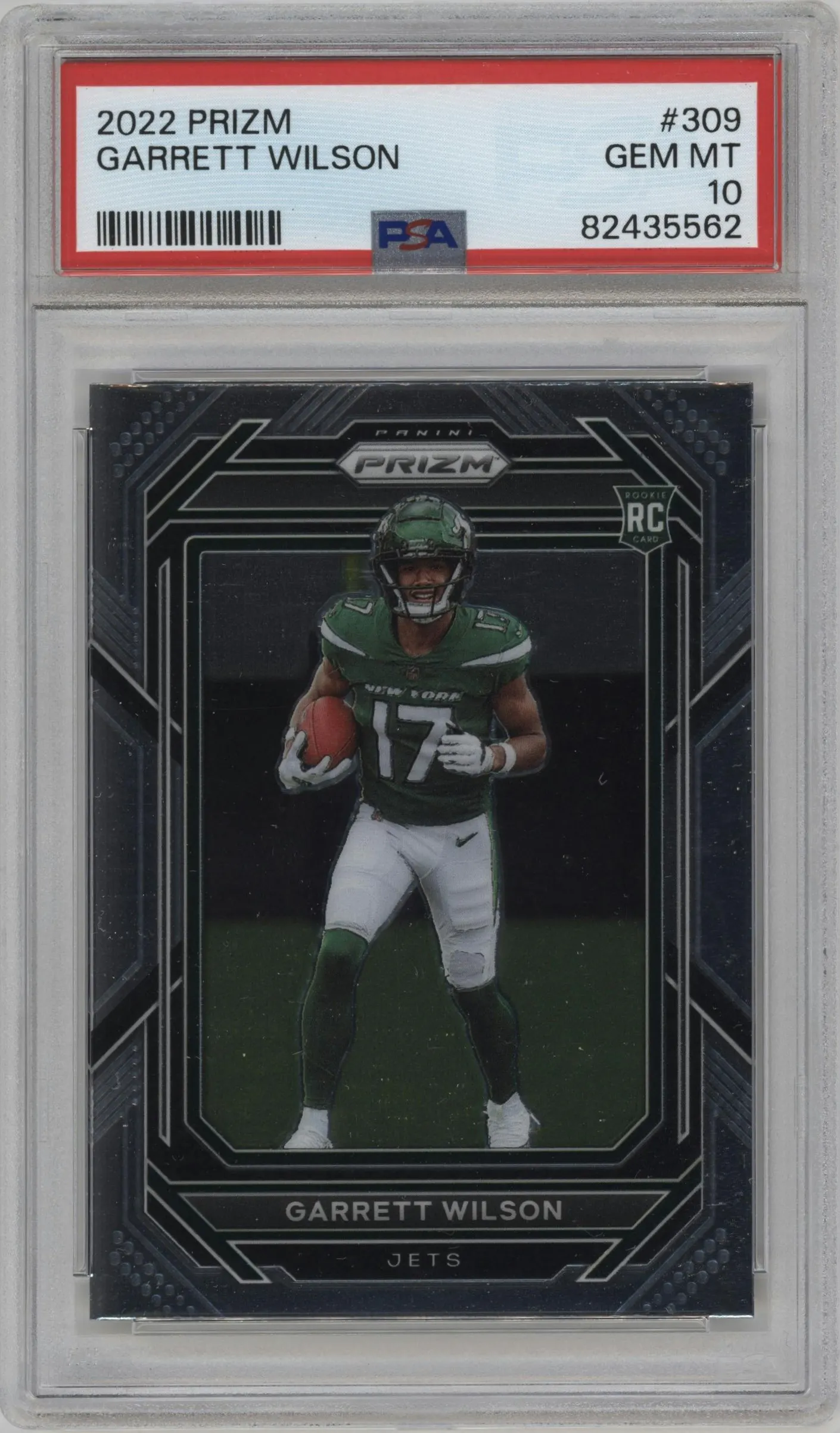 2022 Panini Prizm Garrett Wilson #309 PSA 10