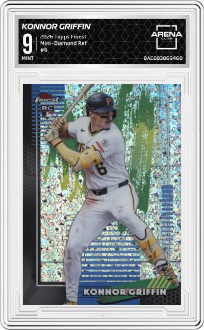 2026 Topps Finest Konnor Griffin Mini-Diamond Refractor #6 ARENA CLUB 9