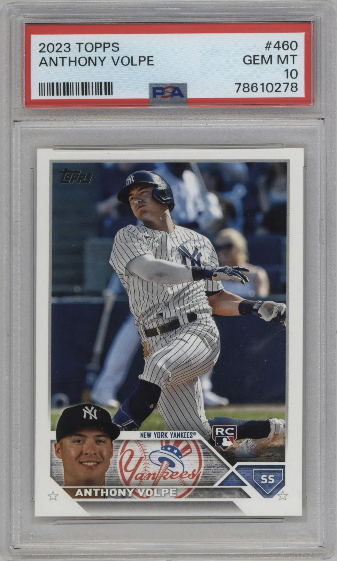 2023 Topps Series 2 Anthony Volpe #460 PSA 10