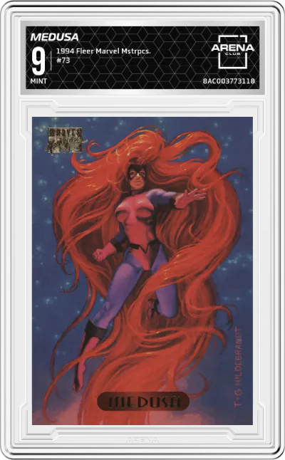 1994 Fleer Marvel Masterpieces Medusa ARENA CLUB 9