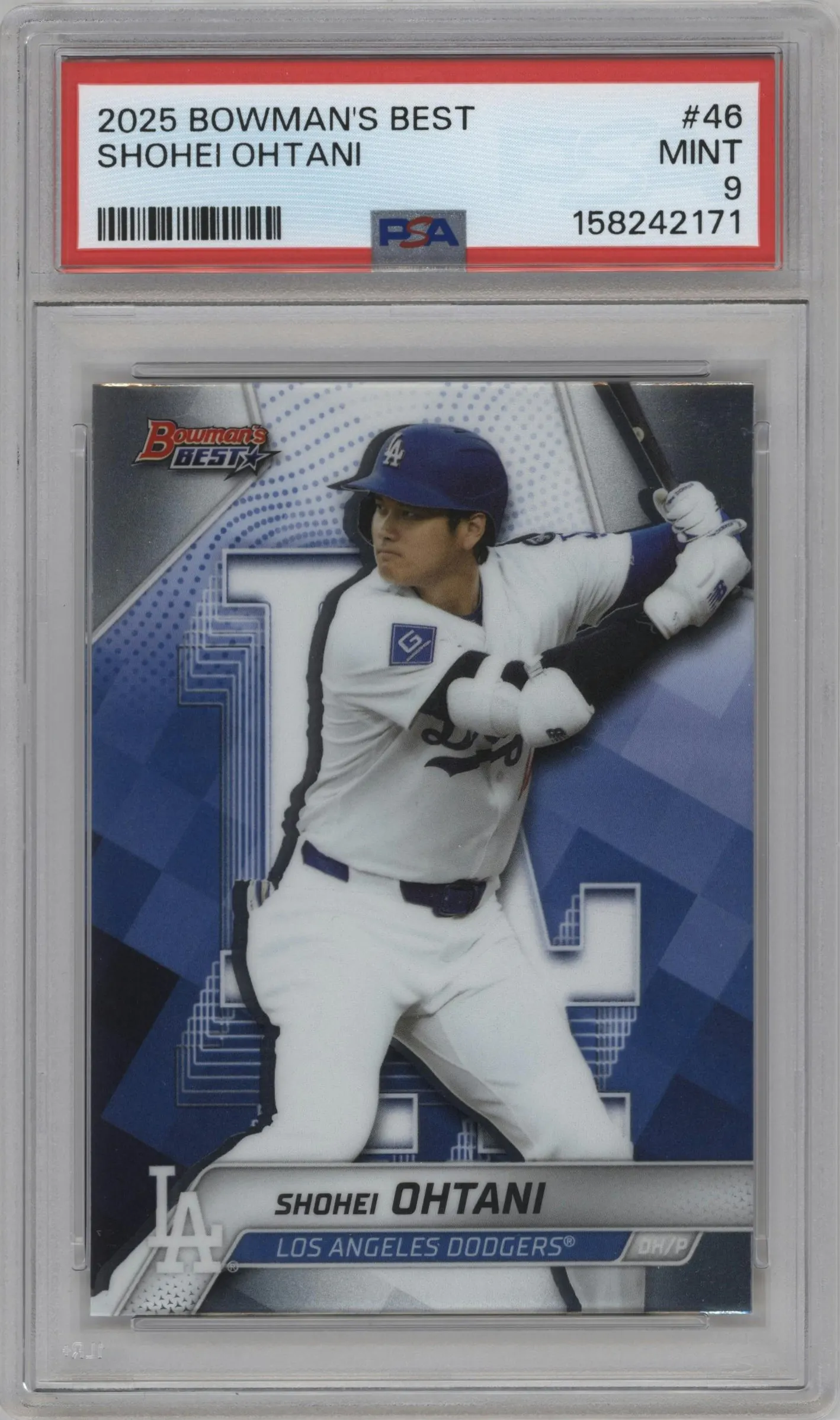2025 Bowman's Best Shohei Ohtani #46 PSA 9
