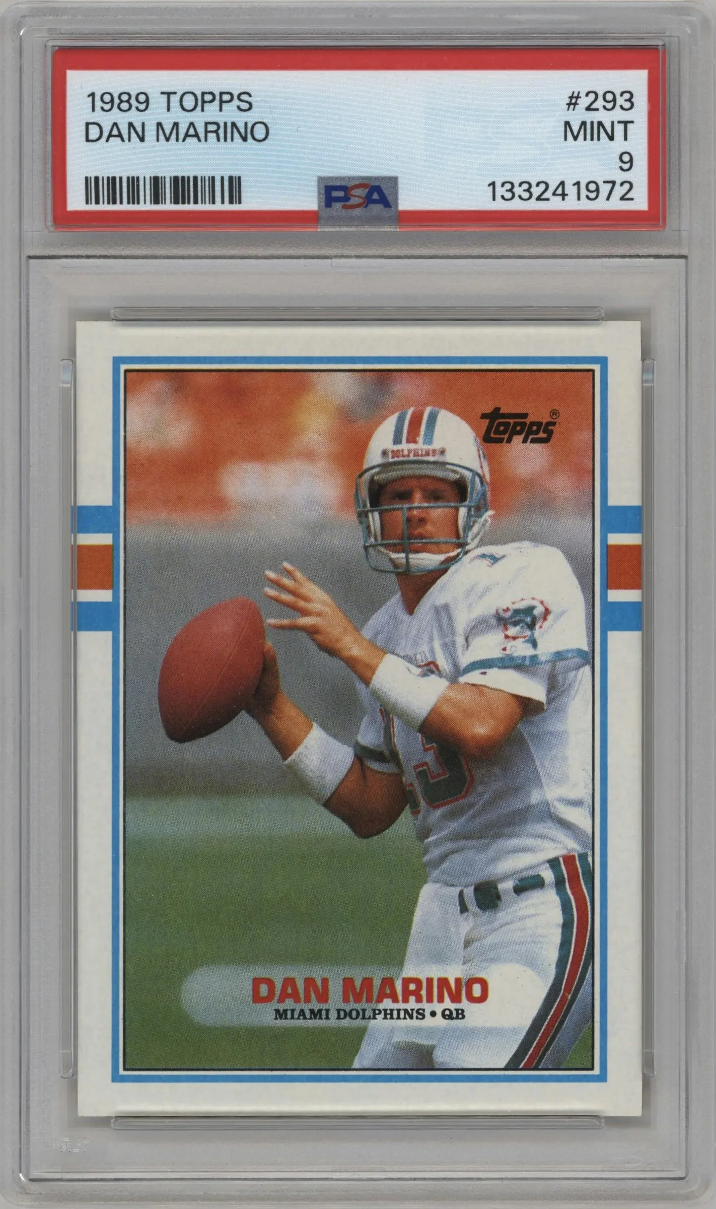 1989 Topps Dan Marino #293 PSA 9