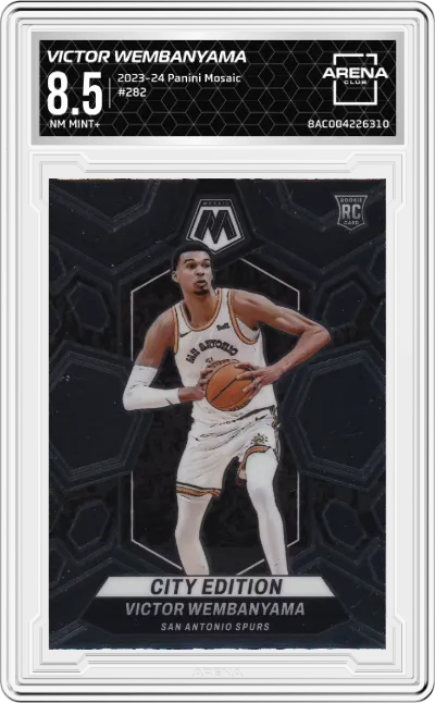 2023 Panini Mosaic Victor Wembanyama #282 ARENA CLUB 8.5