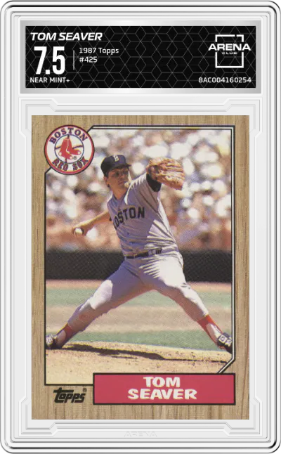 1987 Topps Tom Seaver #425 ARENA CLUB 7.5