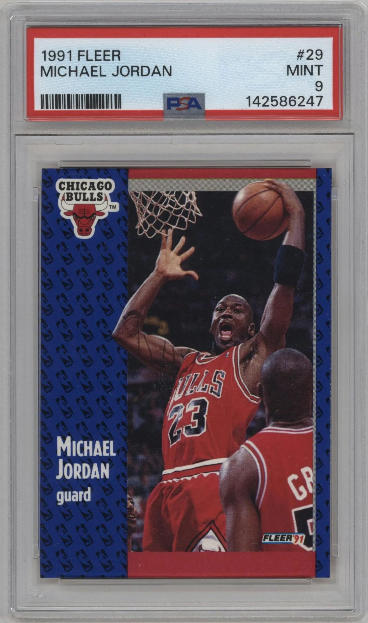 1991 Fleer Michael Jordan #29 PSA 9