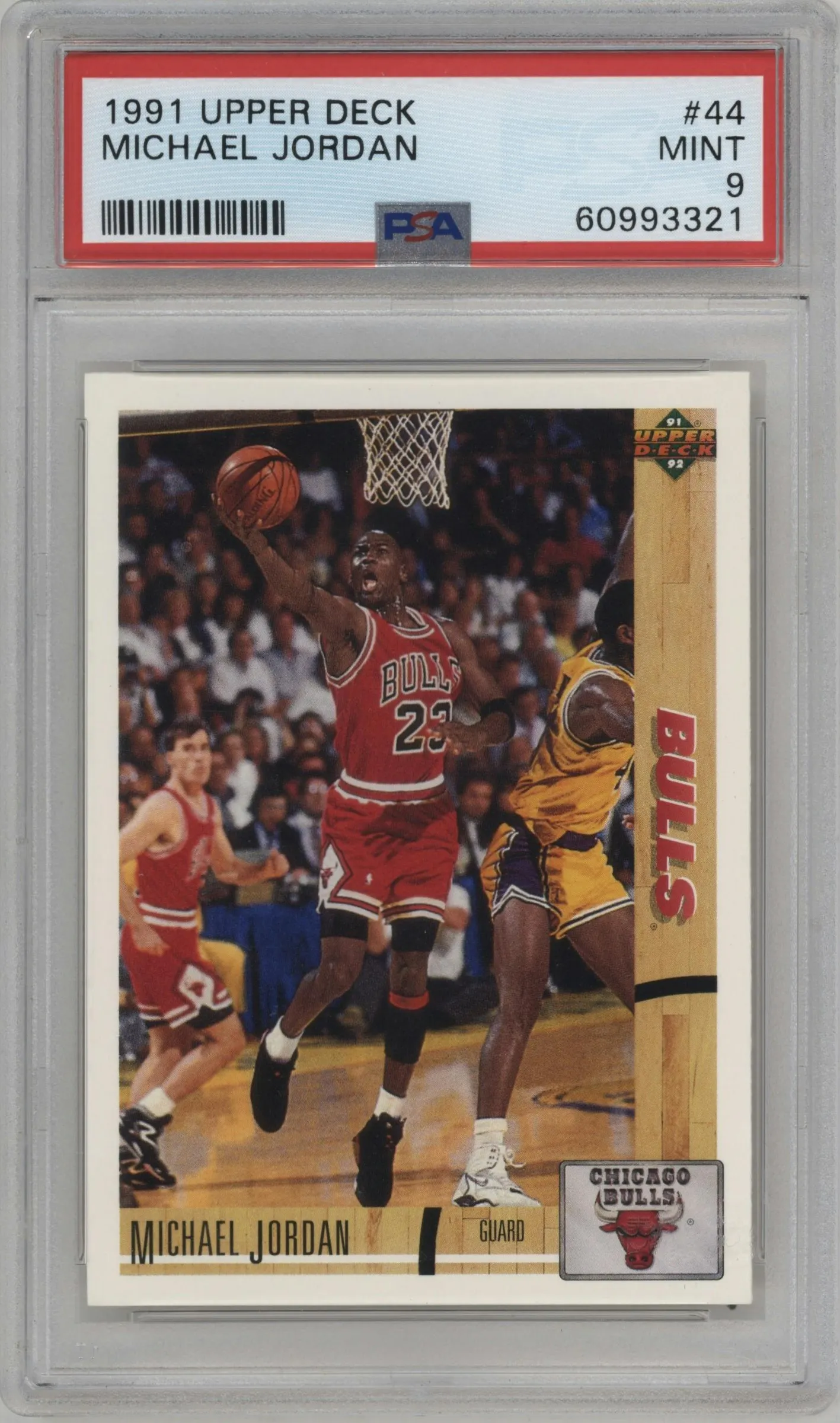 1991 Upper Deck Michael Jordan #44 PSA 9