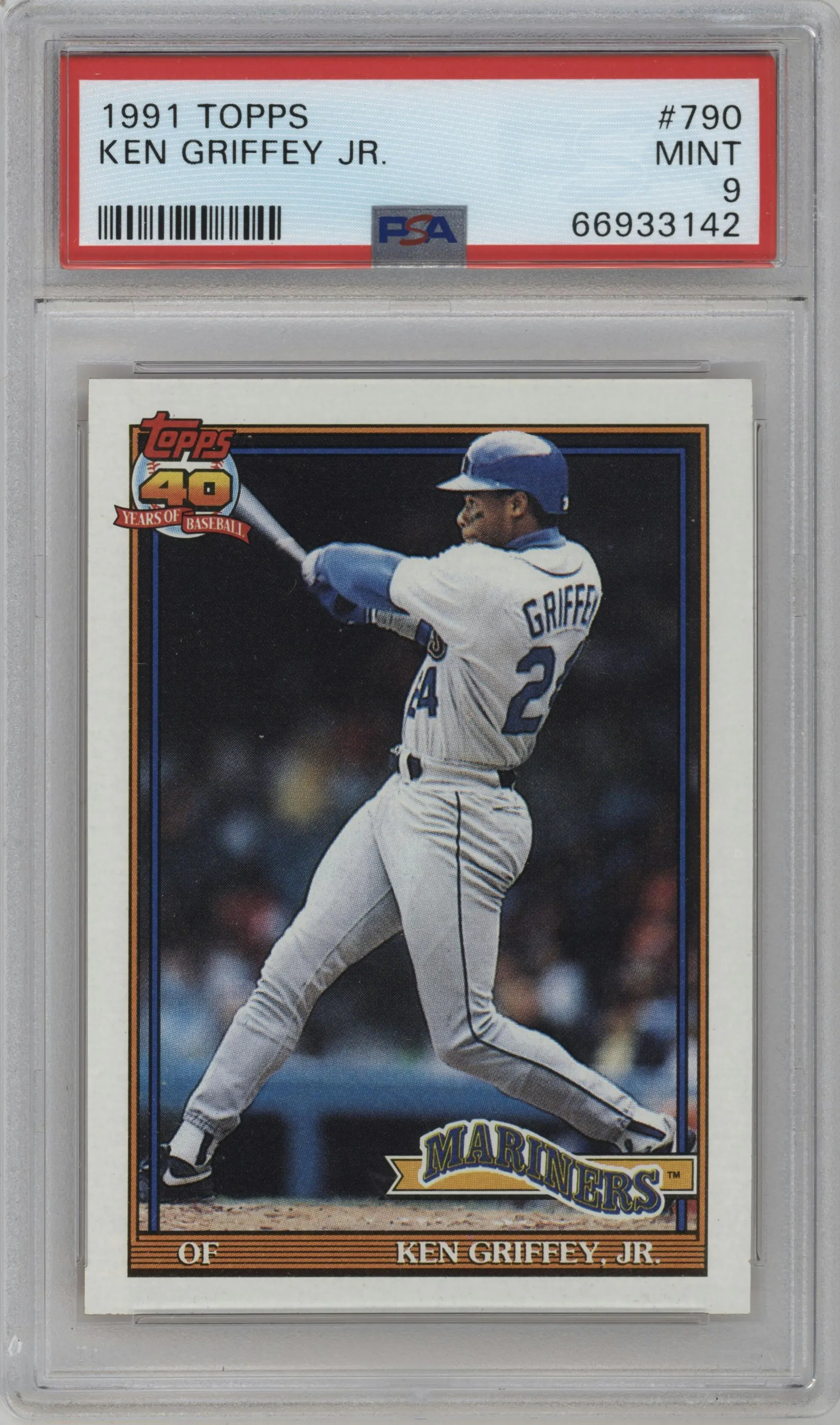 1991 Topps Ken Griffey, Jr. #790 PSA 9
