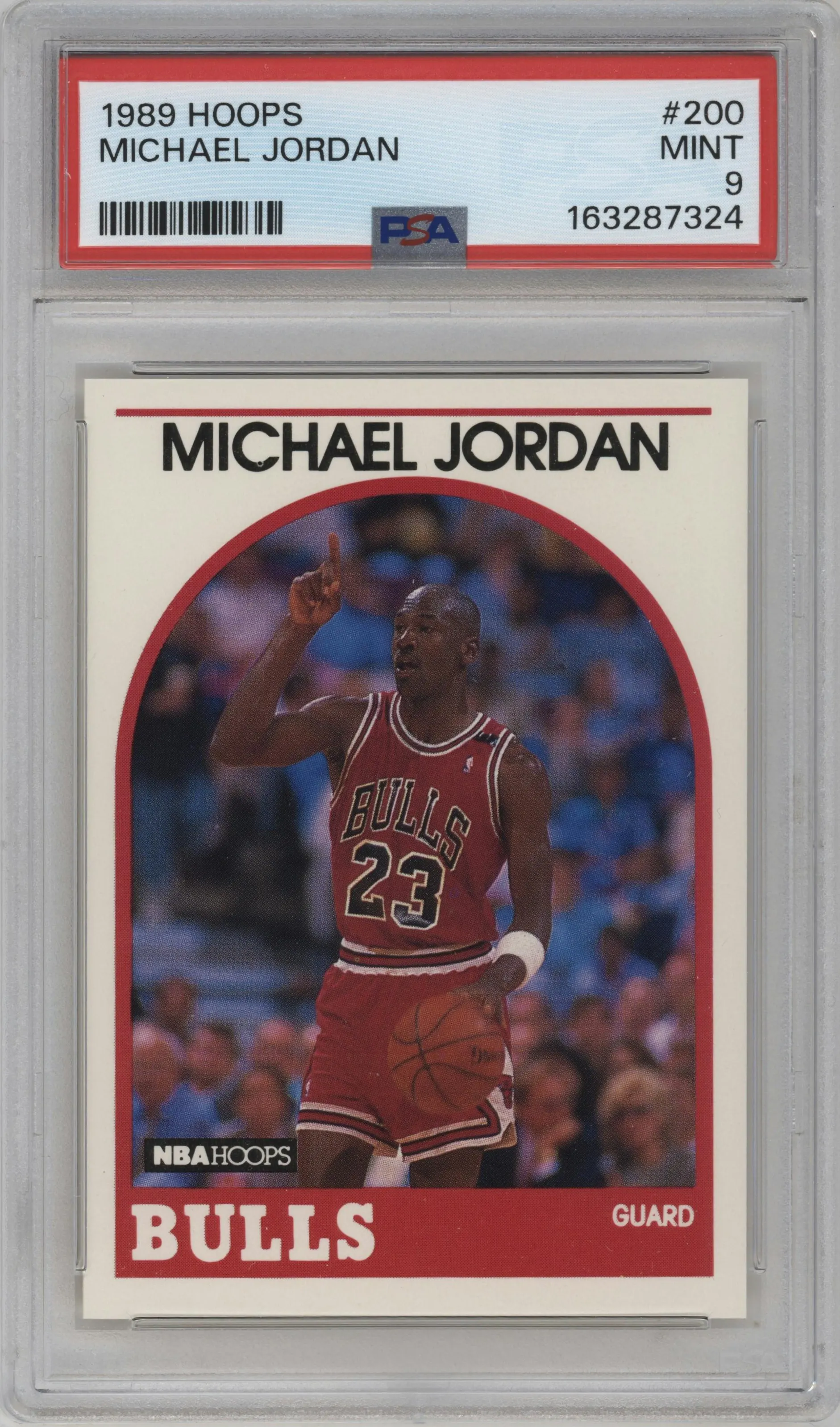 1989 NBA Hoops Michael Jordan PSA 9