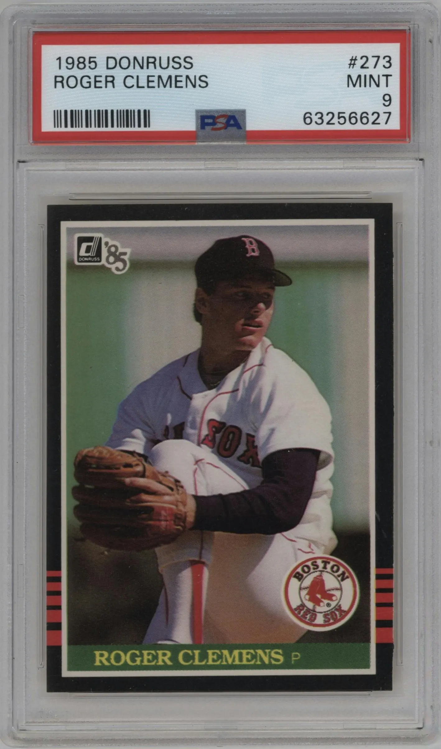 1985 Donruss Roger Clemens #273 PSA 9