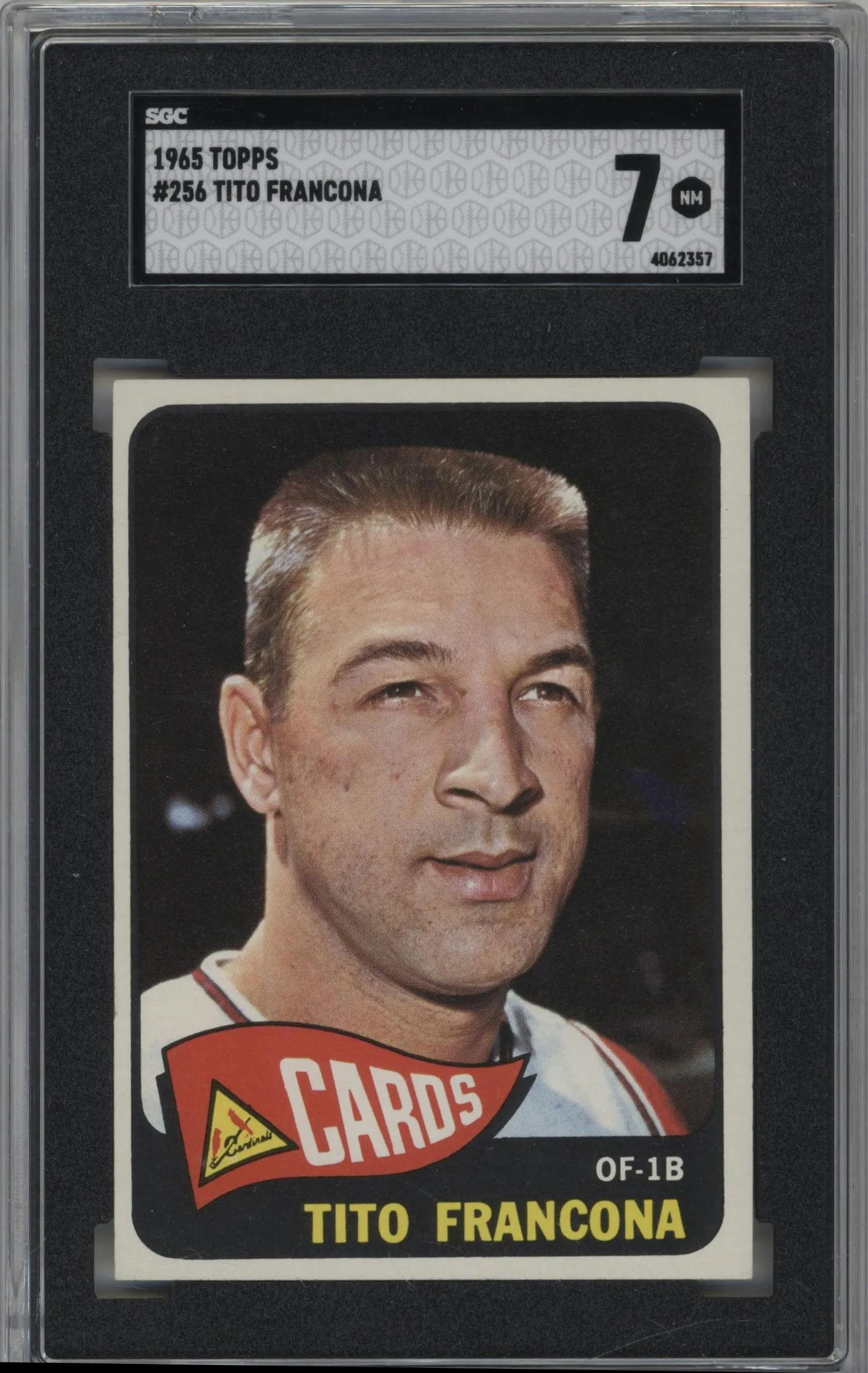 1965 Topps Tito Francona #256 SGC 7