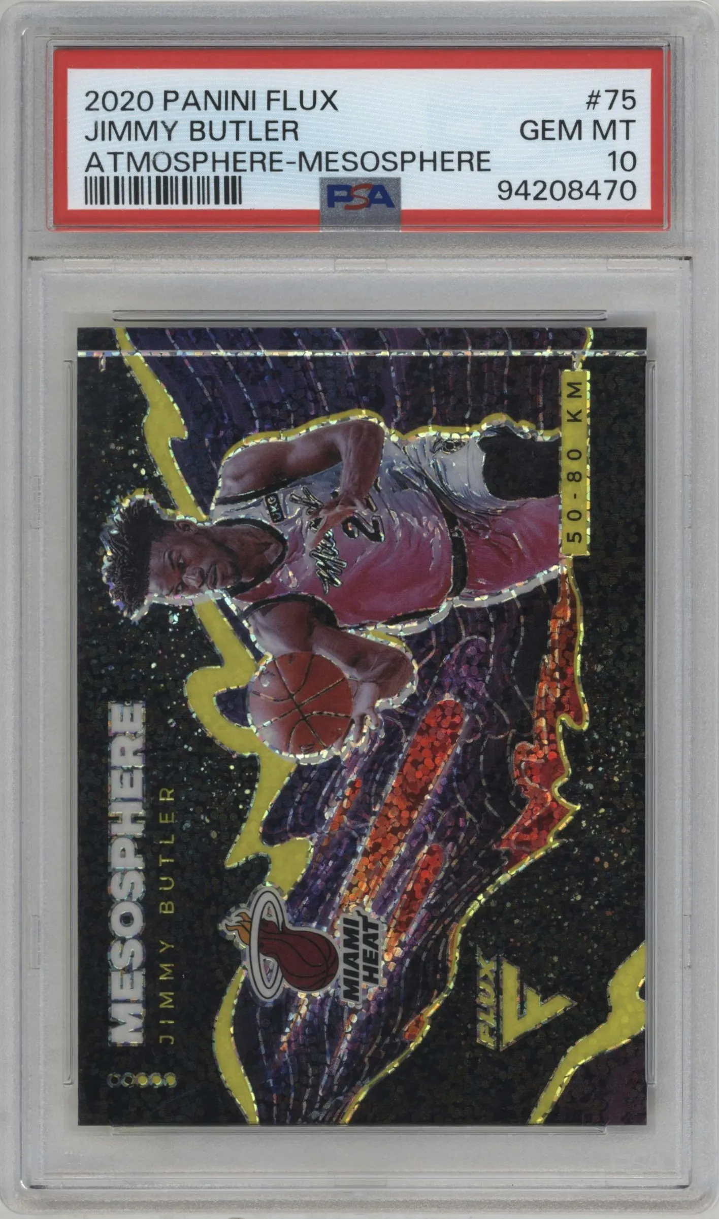 2020 Panini Flux Mesosphere Jimmy Butler #75 PSA 10