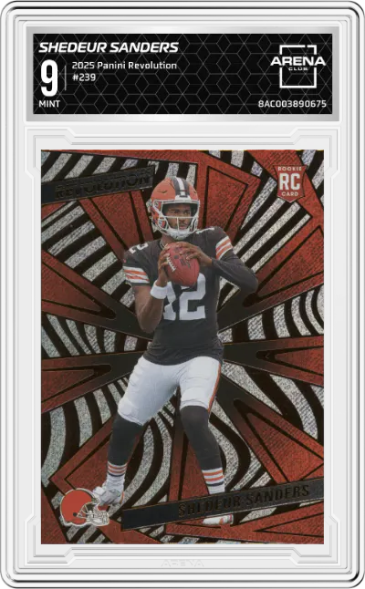 2025 Panini Revolution Shedeur Sanders ARENA CLUB 9