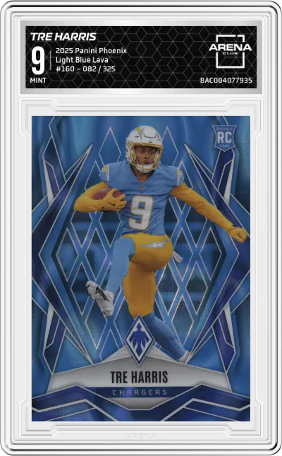 2025 Panini Phoenix Tre Harris Light Blue Lava #160 ARENA CLUB 9