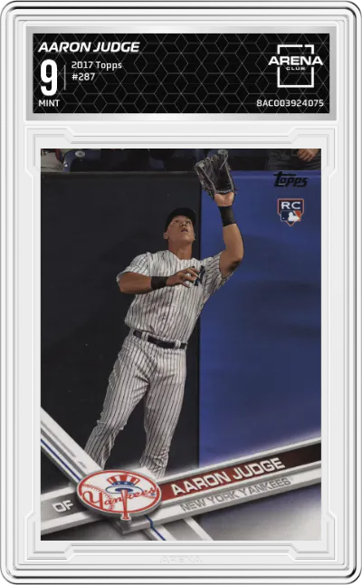 2017 Topps Series 1 Aaron Judge #287 ARENA CLUB 9
