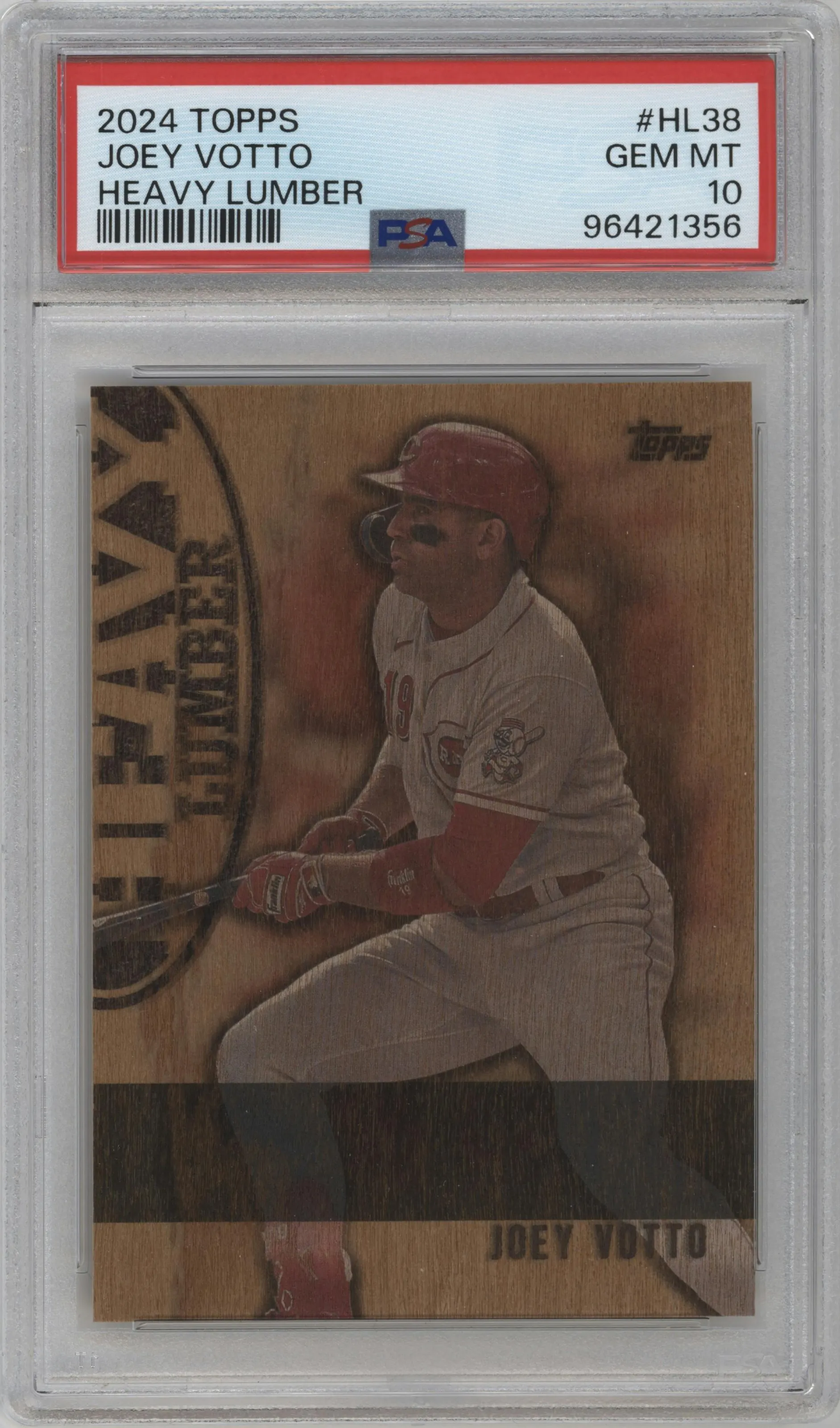 2024 Topps Series 2 Silver Pack Heavy Lumber Joey Votto #HL-38 PSA 10
