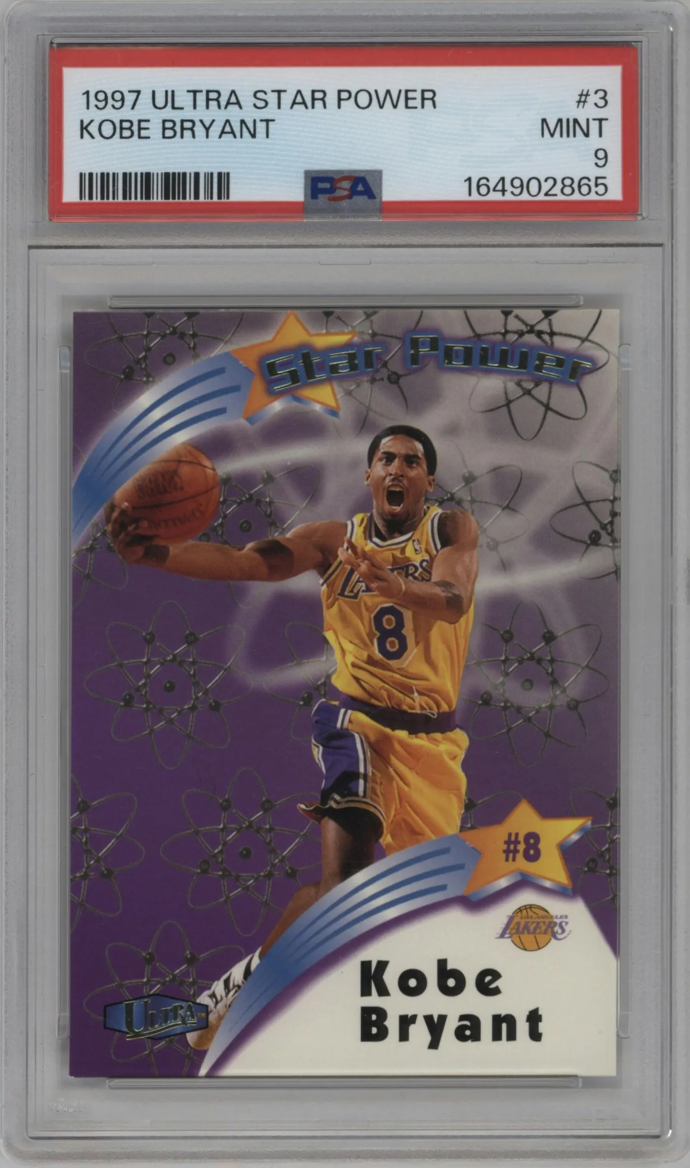 1997 Fleer Ultra Star Power Kobe Bryant SP #3 SP PSA 9