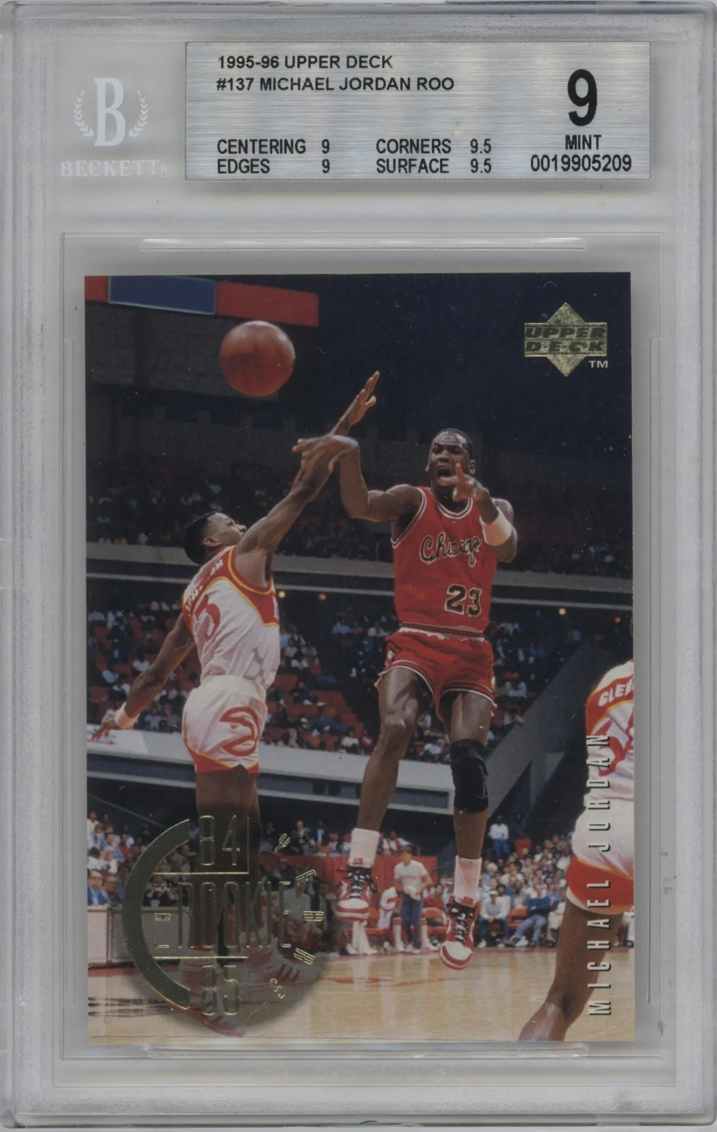 1995 Upper Deck Michael Jordan #137 BGS 9