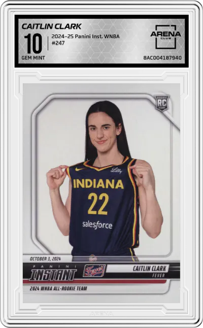 2024 Panini Instant WNBA Caitlin Clark #247 ARENA CLUB 10