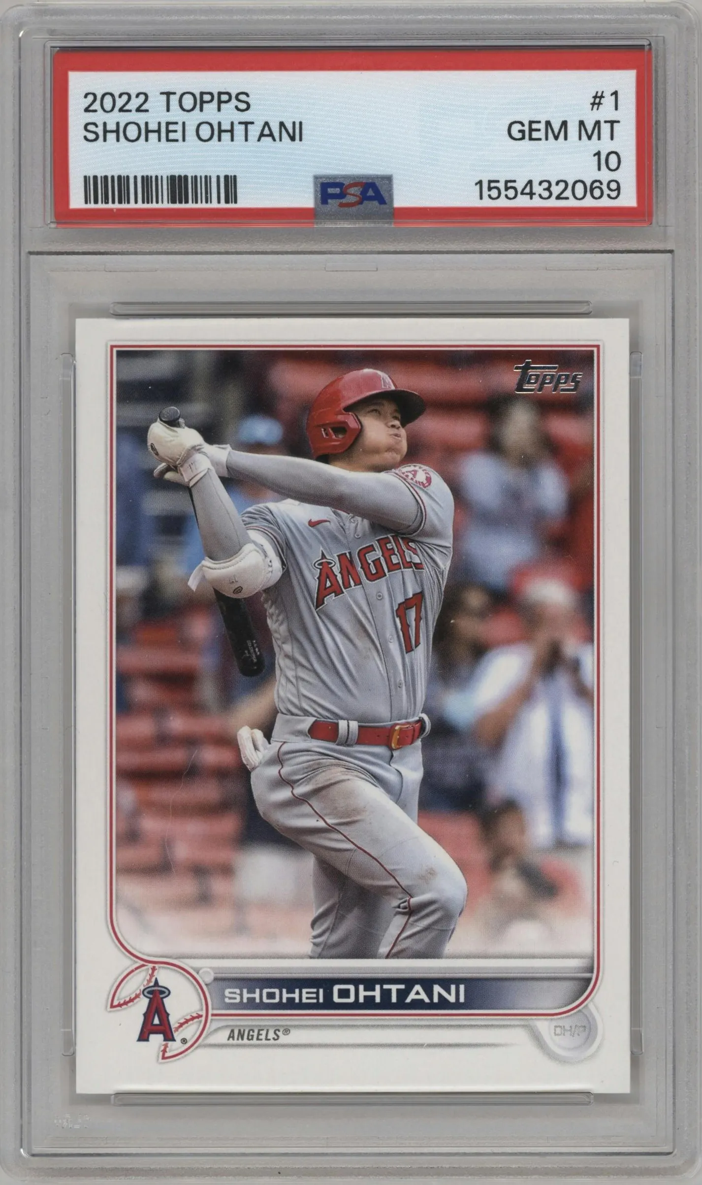 2022 Topps Series 1 Topps Series 1 Shohei Ohtani #1 PSA 10