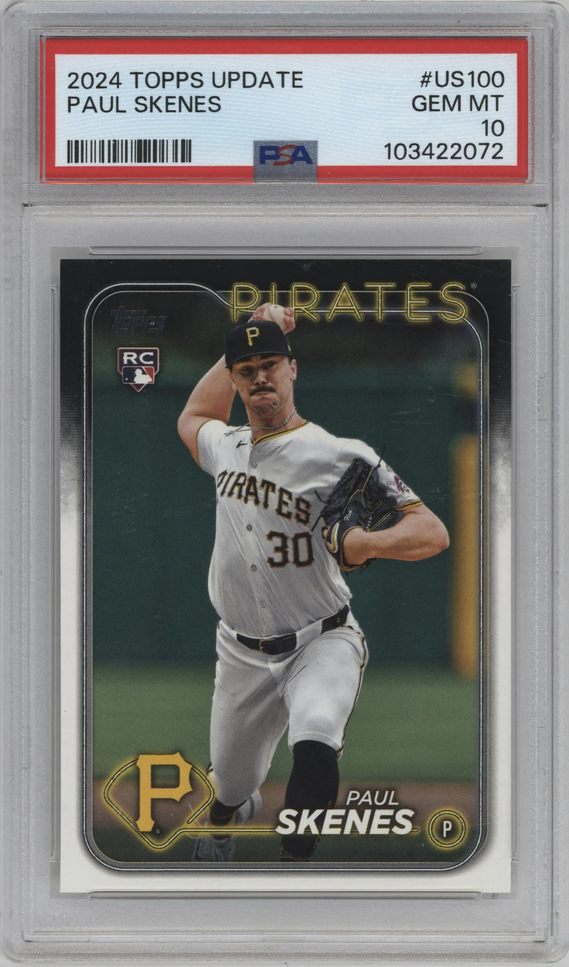 2024 Topps Update Paul Skenes PSA 10
