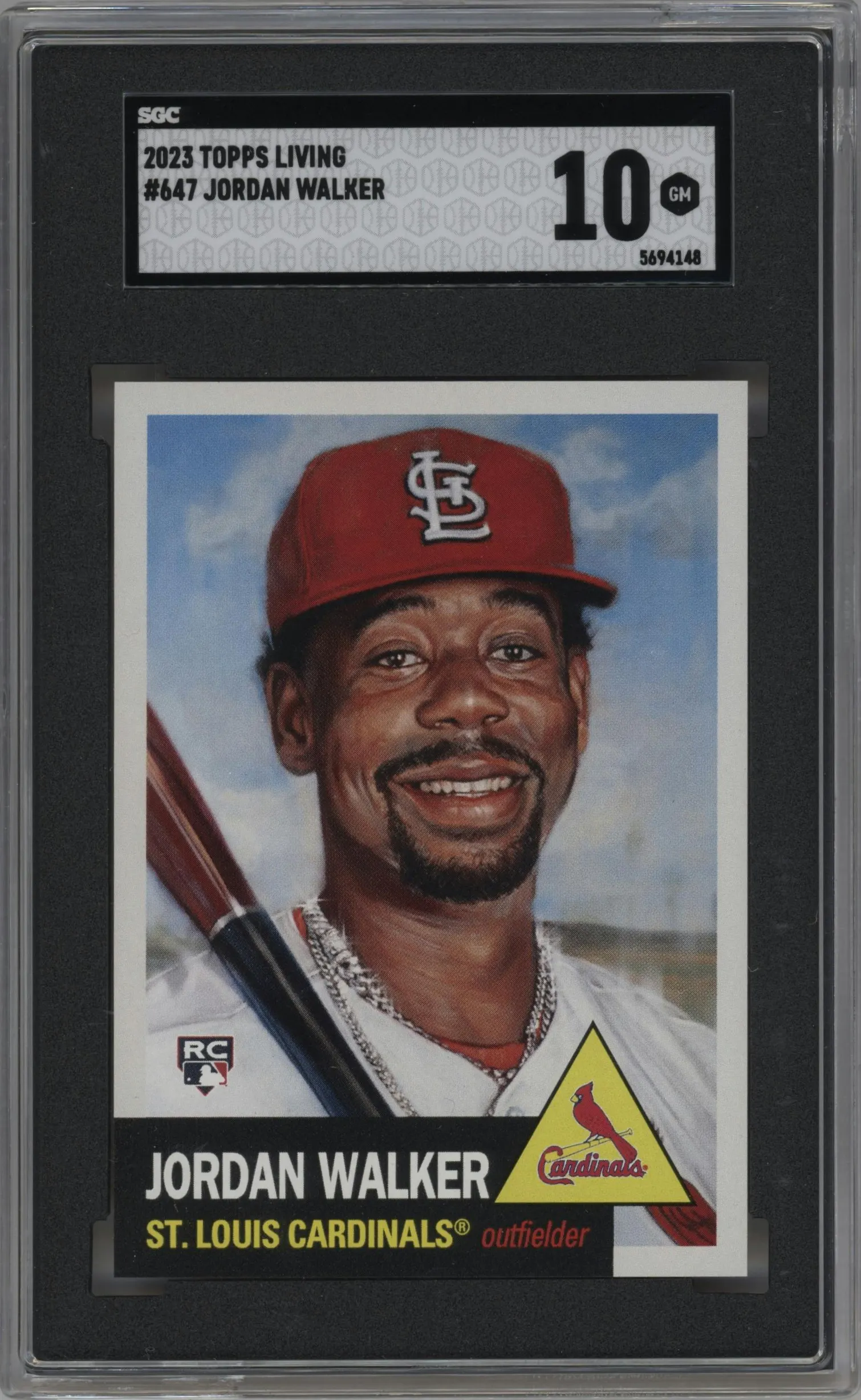 2018 Ultimate Topps Living Set 2023 Jordan Walker #647 SGC 10