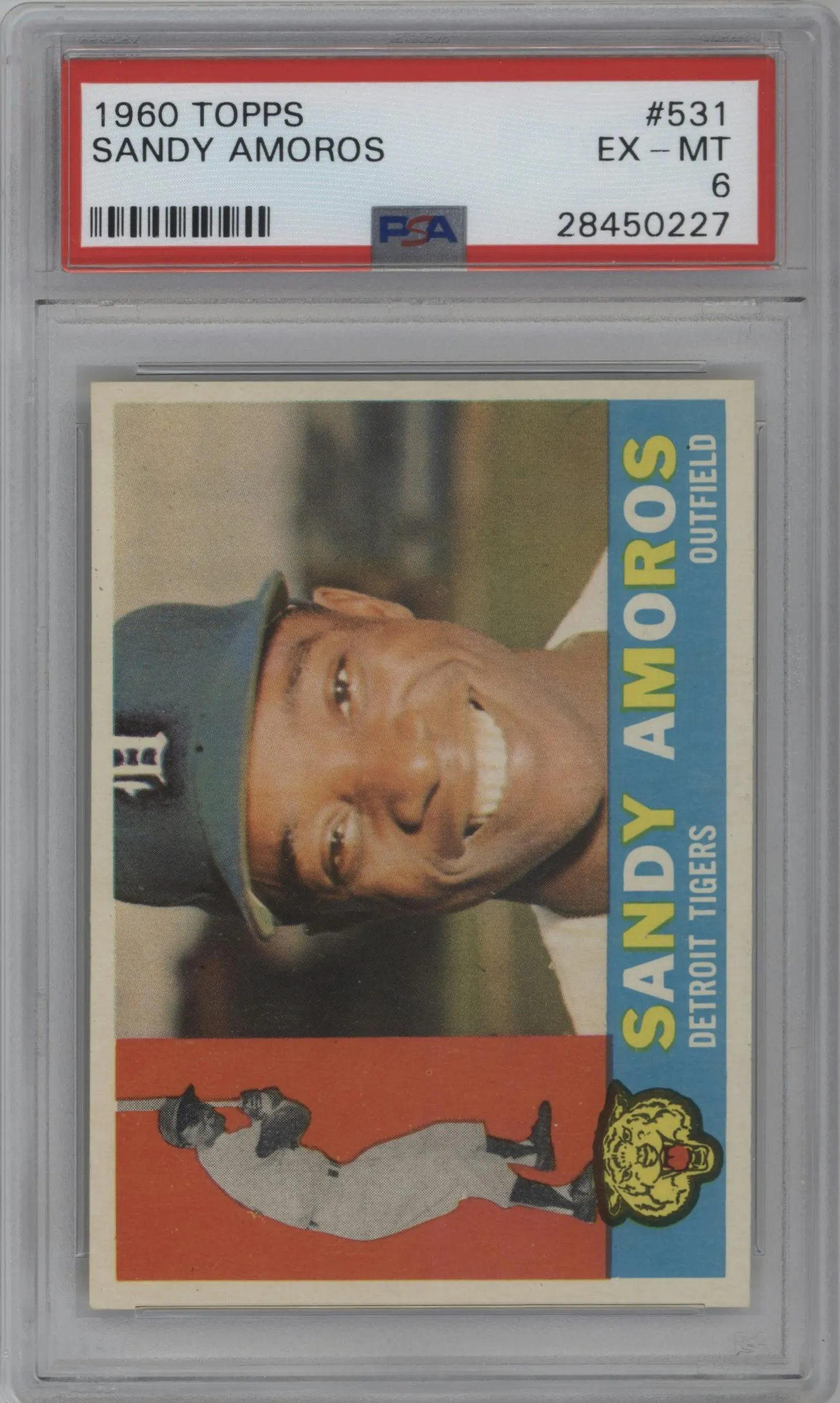 1960 Topps Sandy Amoros #531 PSA 6