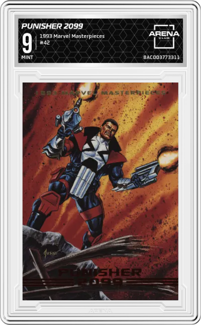 1993 SkyBox Marvel Masterpieces Punisher 2099 ARENA CLUB 9