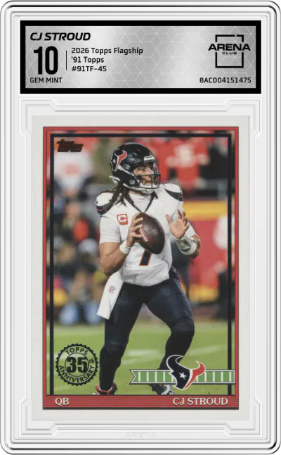 2026 Topps Flagship '91 Topps CJ Stroud #91TF-45 ARENA CLUB 10