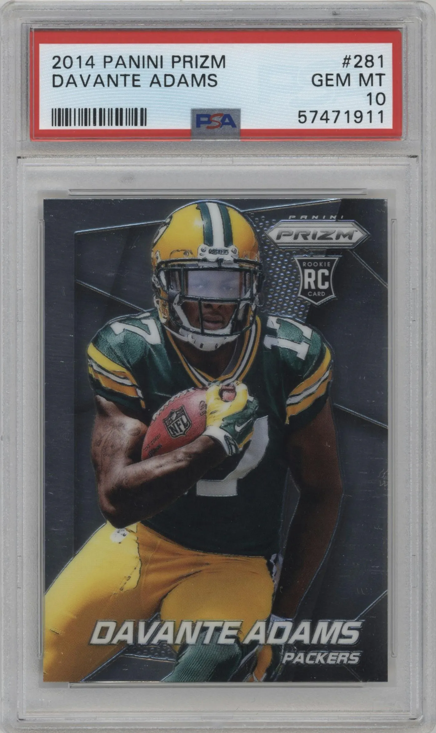 2014 Panini Prizm Davante Adams #281 PSA 10