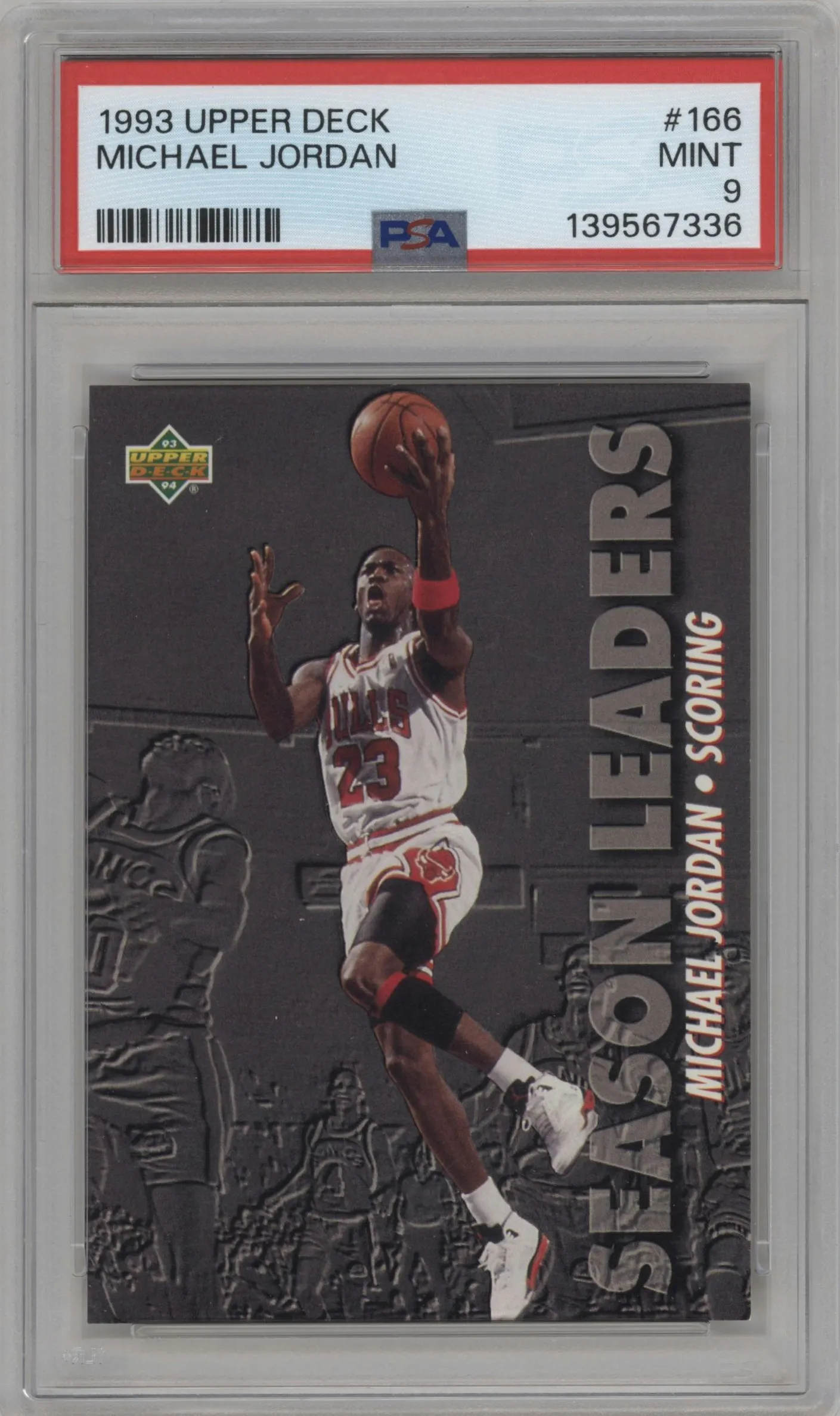 1993 Upper Deck Michael Jordan #166 PSA 9