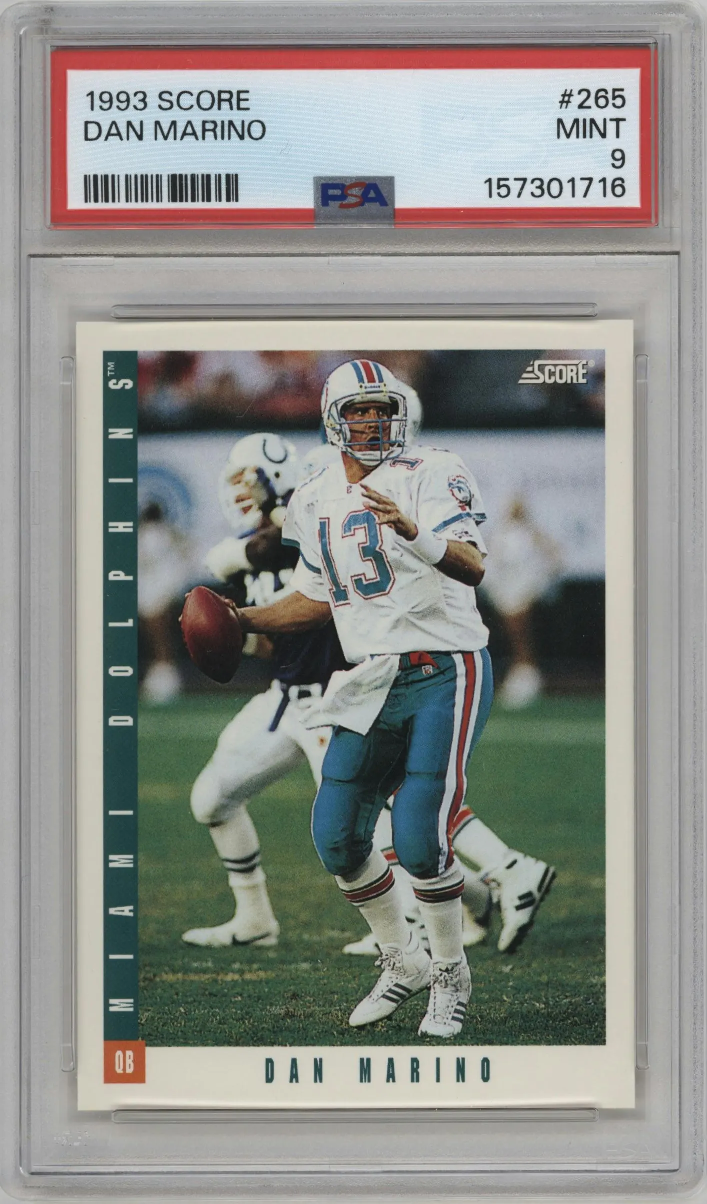1993 Score Dan Marino #265 PSA 9