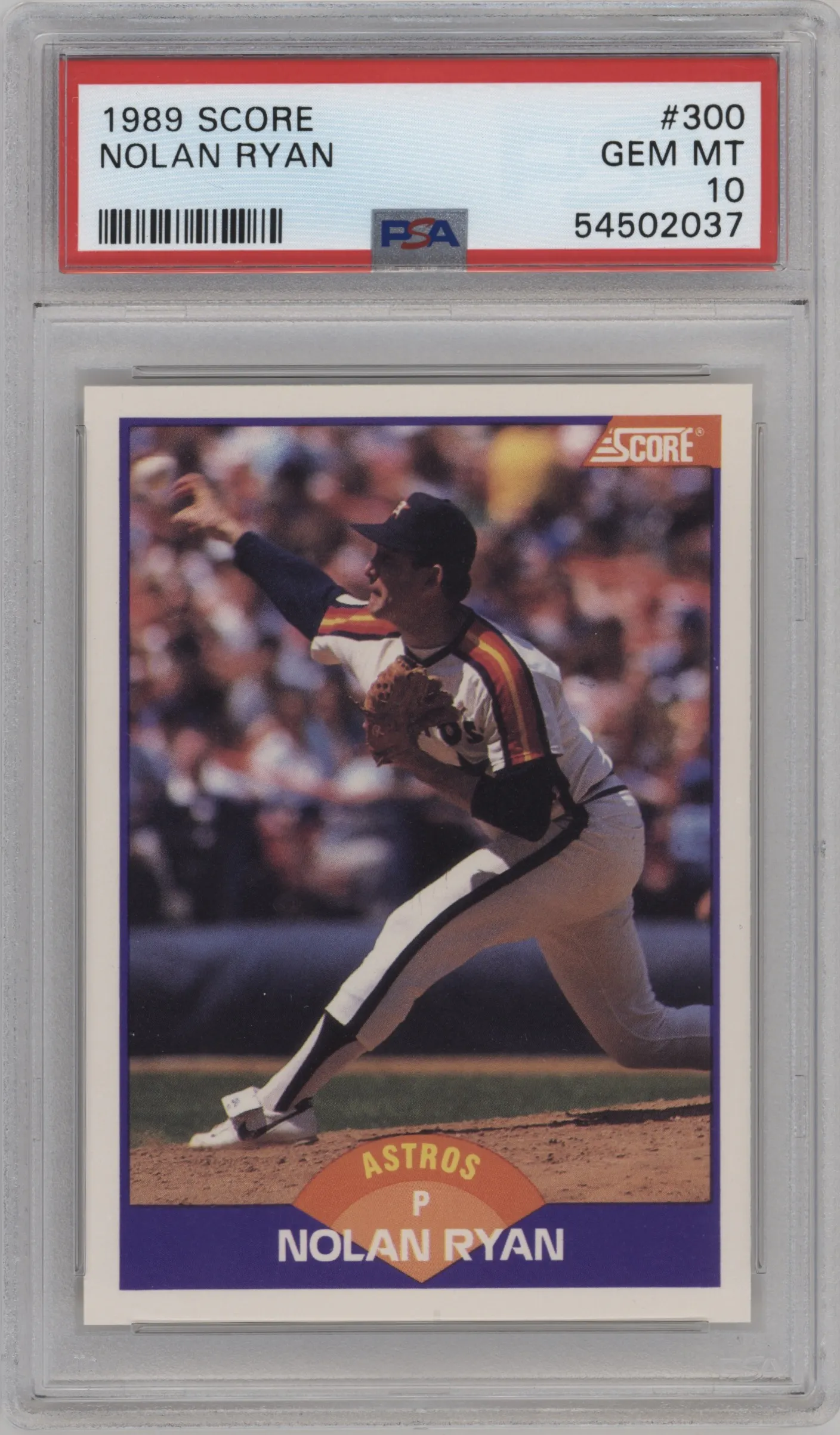 1989 Score Nolan Ryan #300 PSA 10