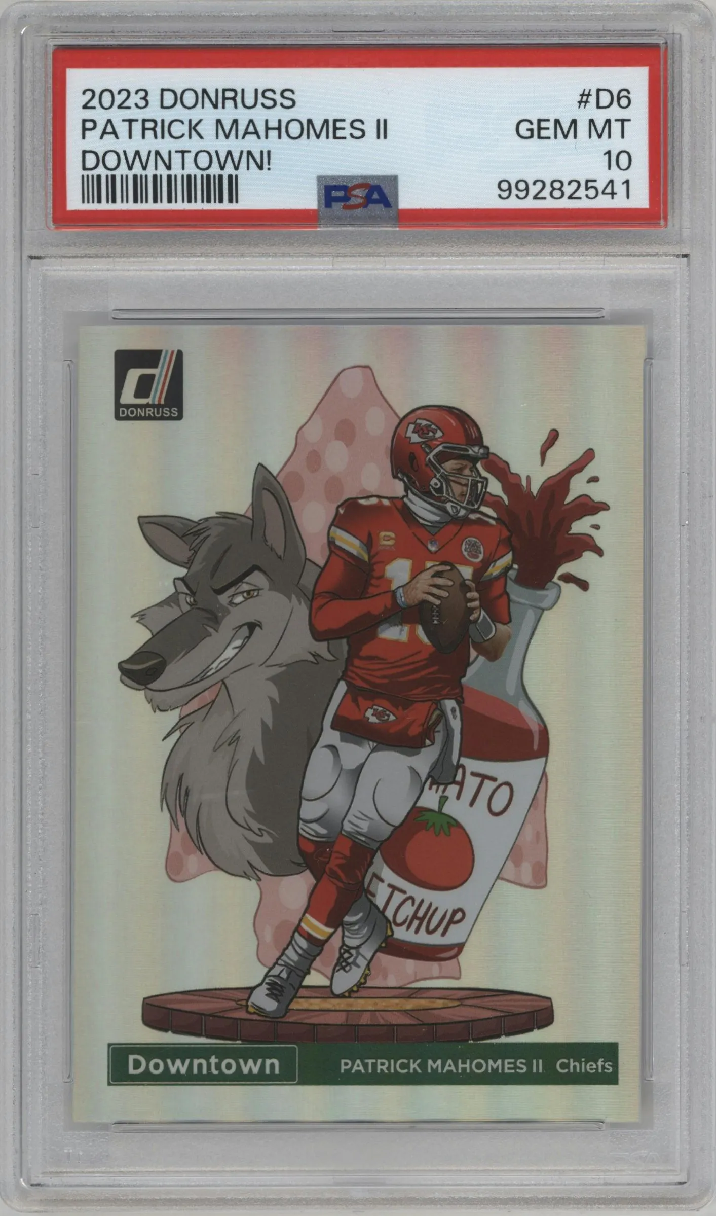 2023 Panini Donruss Downtown Patrick Mahomes II #D-6 PSA 10