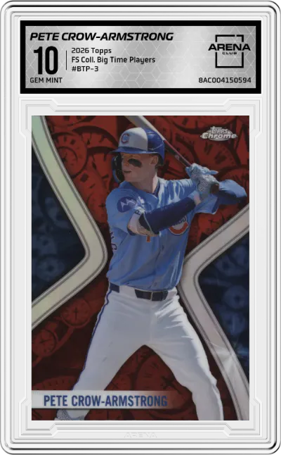 2026 Topps FS Coll. Big Time Players Pete Crow-Armstrong #BTP-3 ARENA CLUB 10