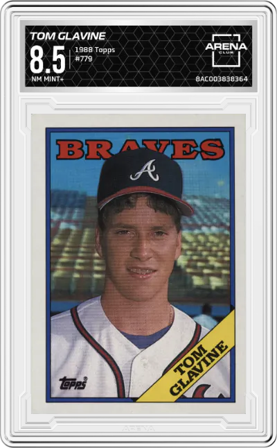 1988 Topps Tom Glavine ARENA CLUB 8.5