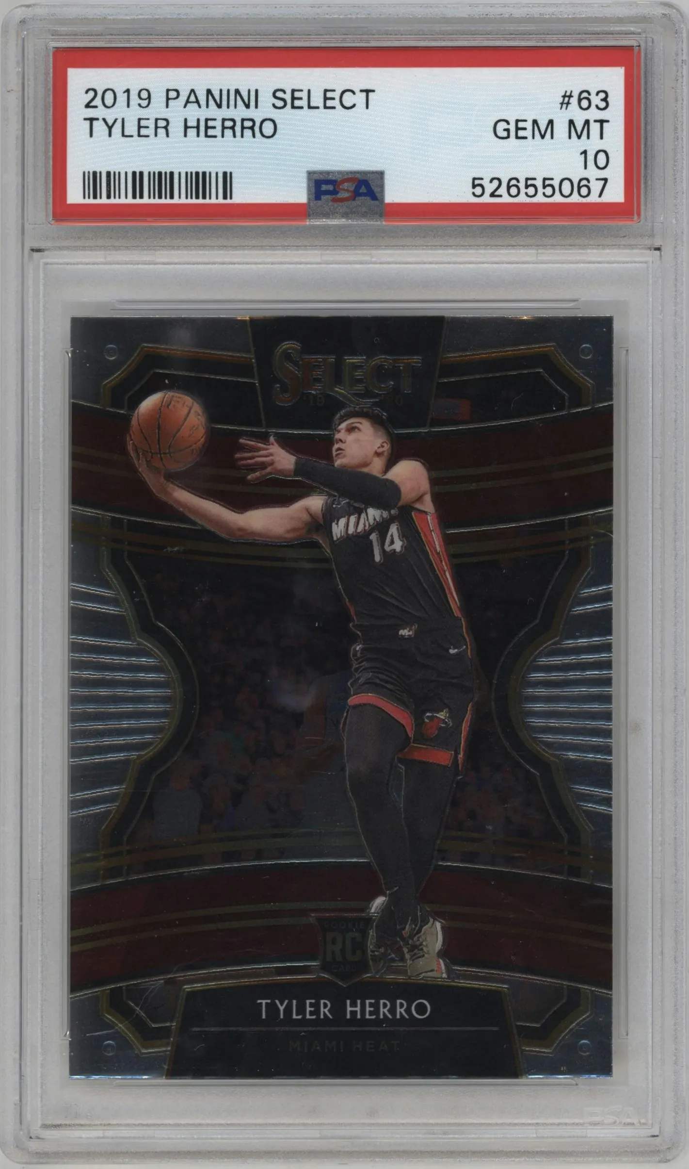 2019 Panini Select Tyler Herro #63 PSA 10