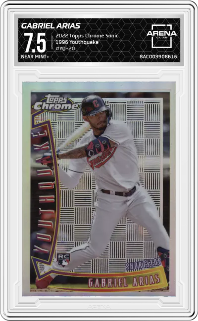 2022 Topps Chrome Sonic 1996 Youthquake Gabriel Arias ARENA CLUB 7.5
