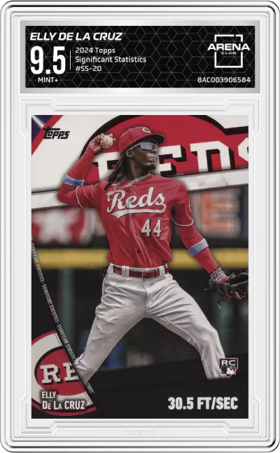 2024 Topps Significant Statistics Elly De La Cruz #SS-20 ARENA CLUB 9.5