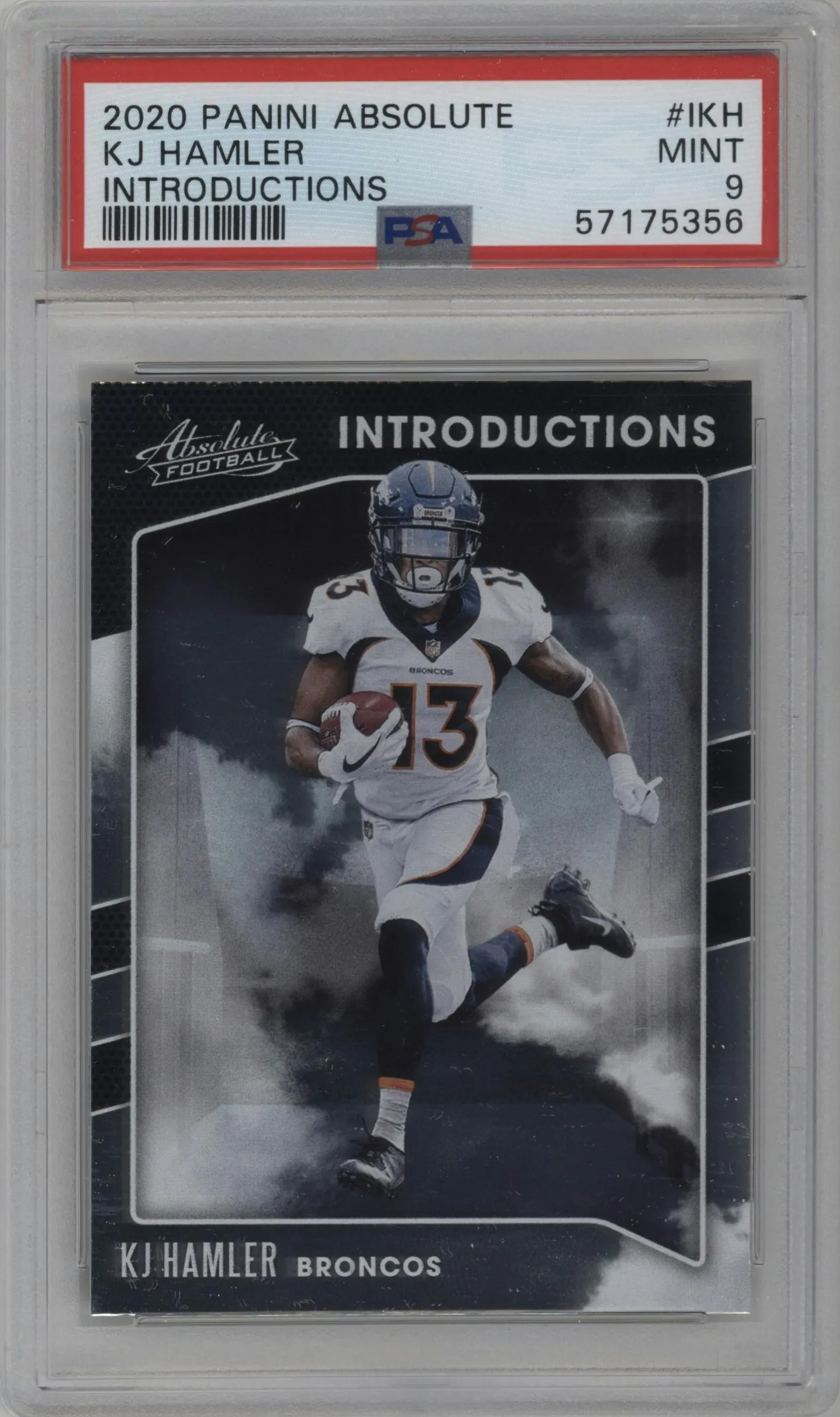 2020 Panini Absolute Introductions KJ Hamler #I-KH PSA 9