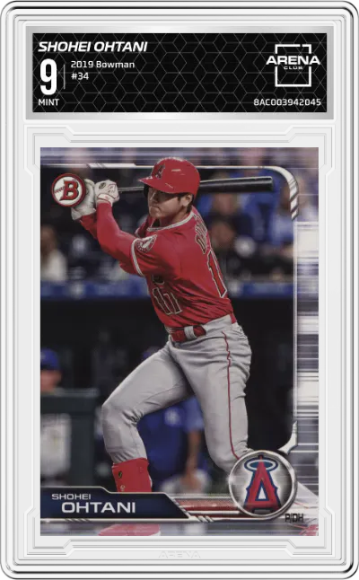 2019 Bowman Shohei Ohtani ARENA CLUB 9