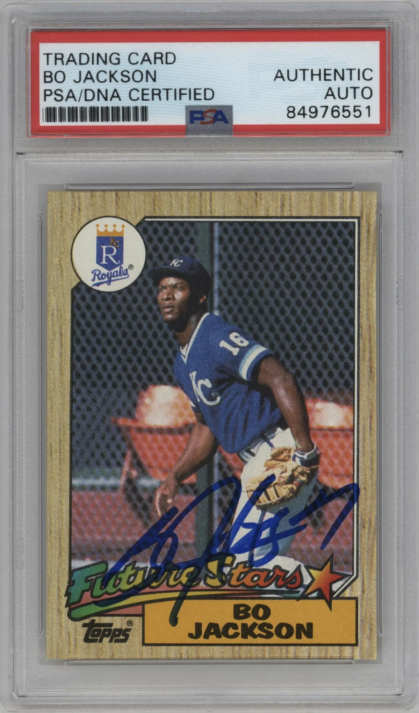 1987 Topps Bo Jackson PSA AUTHENTIC #170 PSA