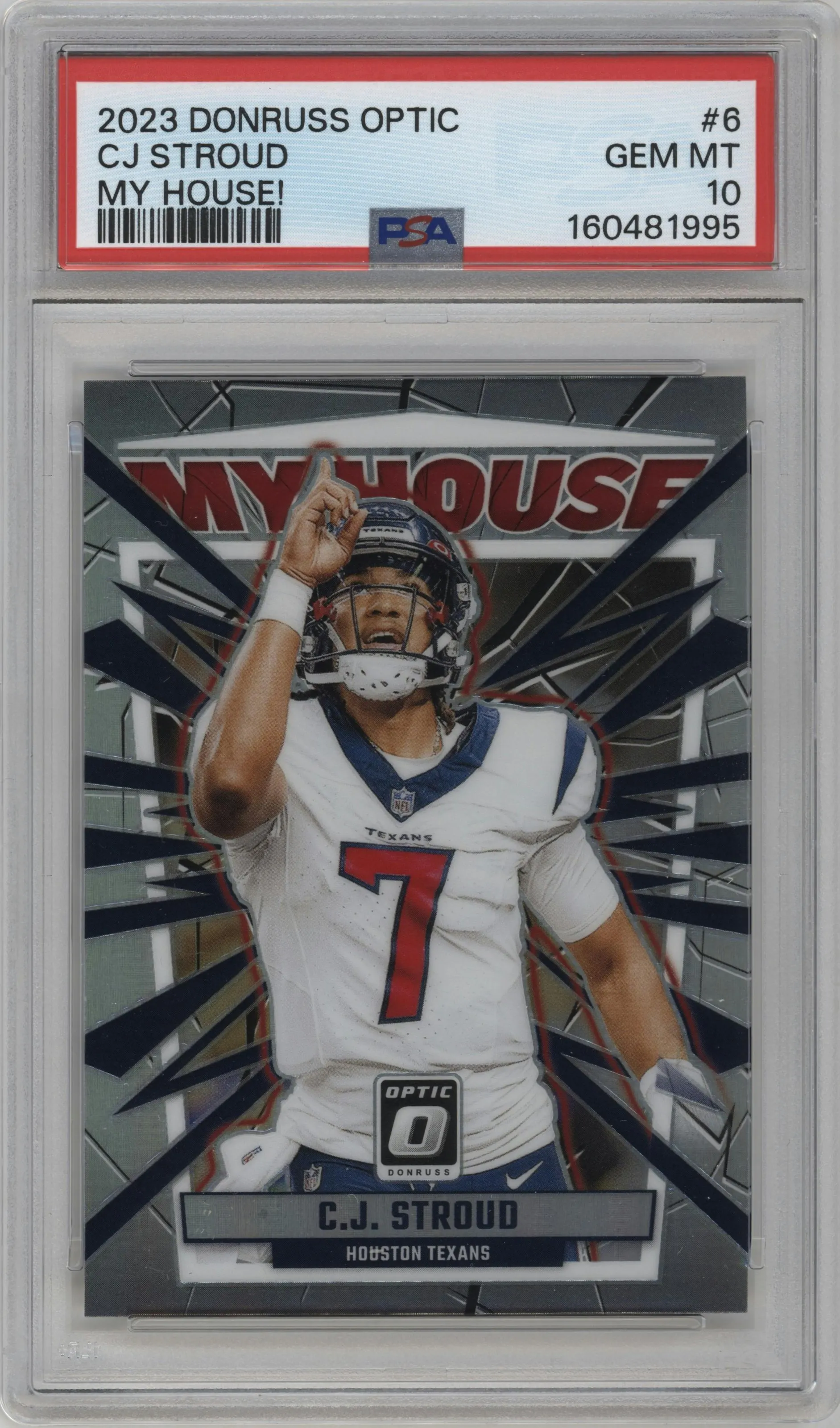 2023 Donruss Optic My House C.J. Stroud #6 PSA 10