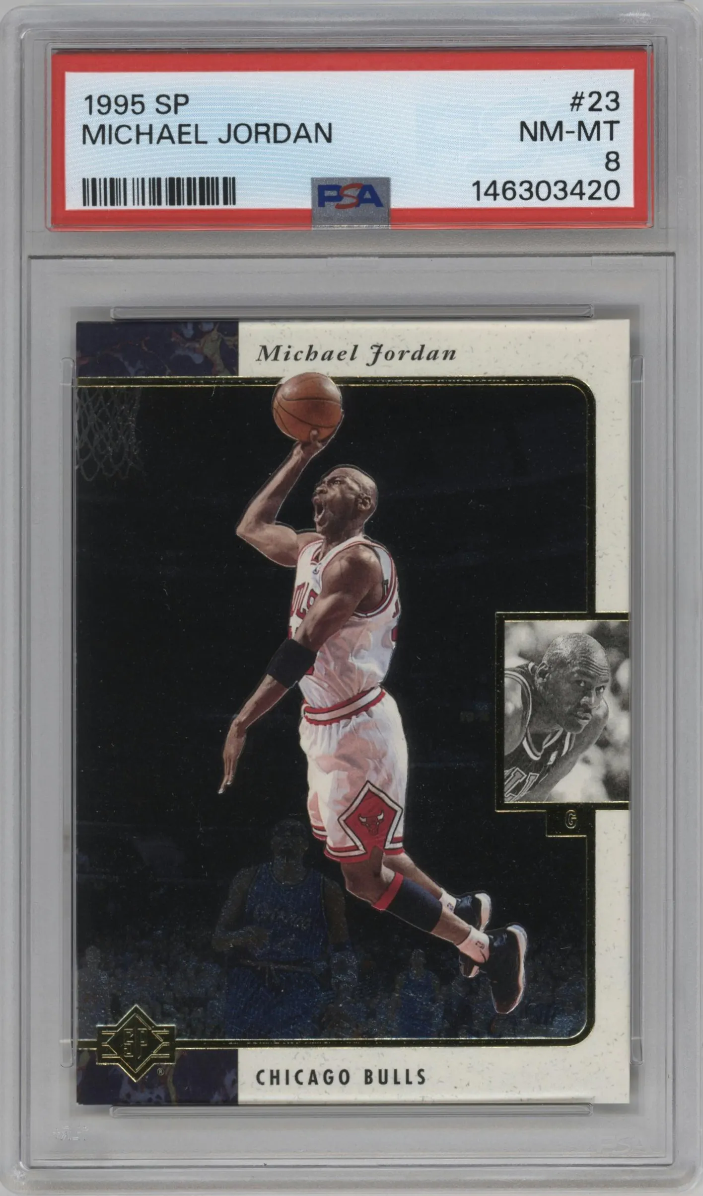 1995 SP Michael Jordan #23 PSA 8