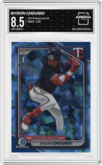 2024 Bowman Sapphire Edition Byron Chourio ARENA CLUB 8.5