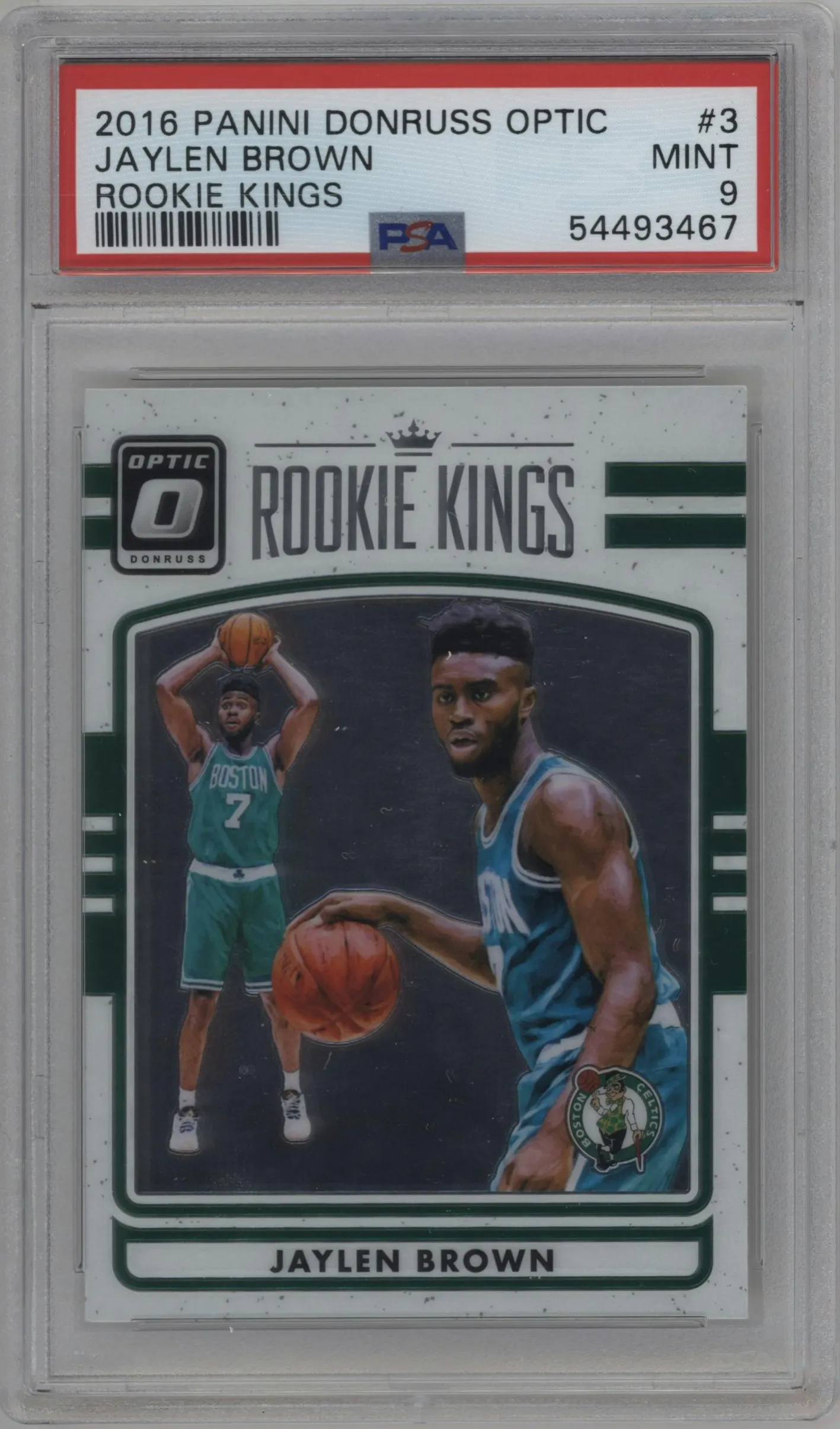 2016 Panini Donruss Optic Rookie Kings Jaylen Brown #3 PSA 9