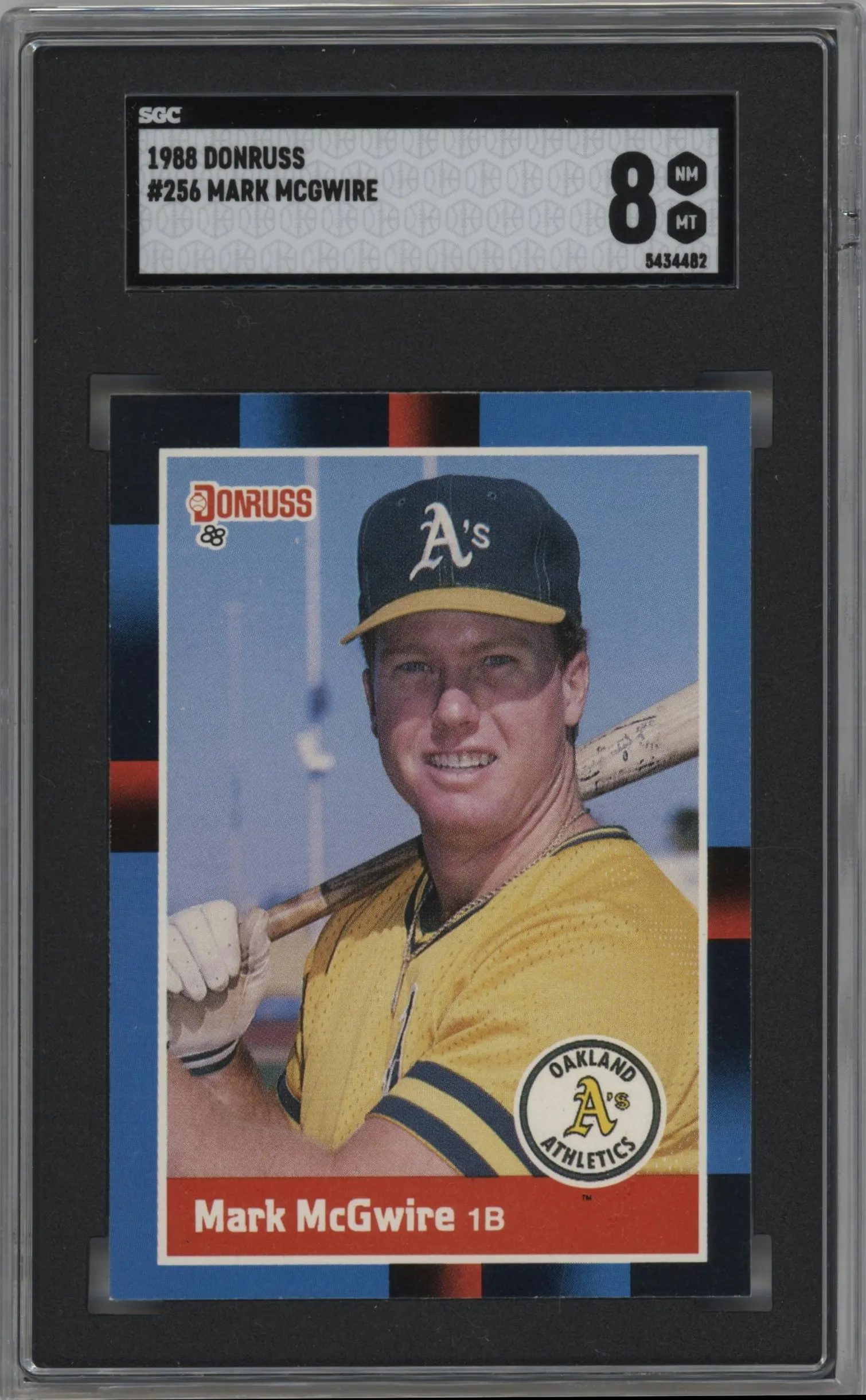 1988 Donruss Mark McGwire SGC 8