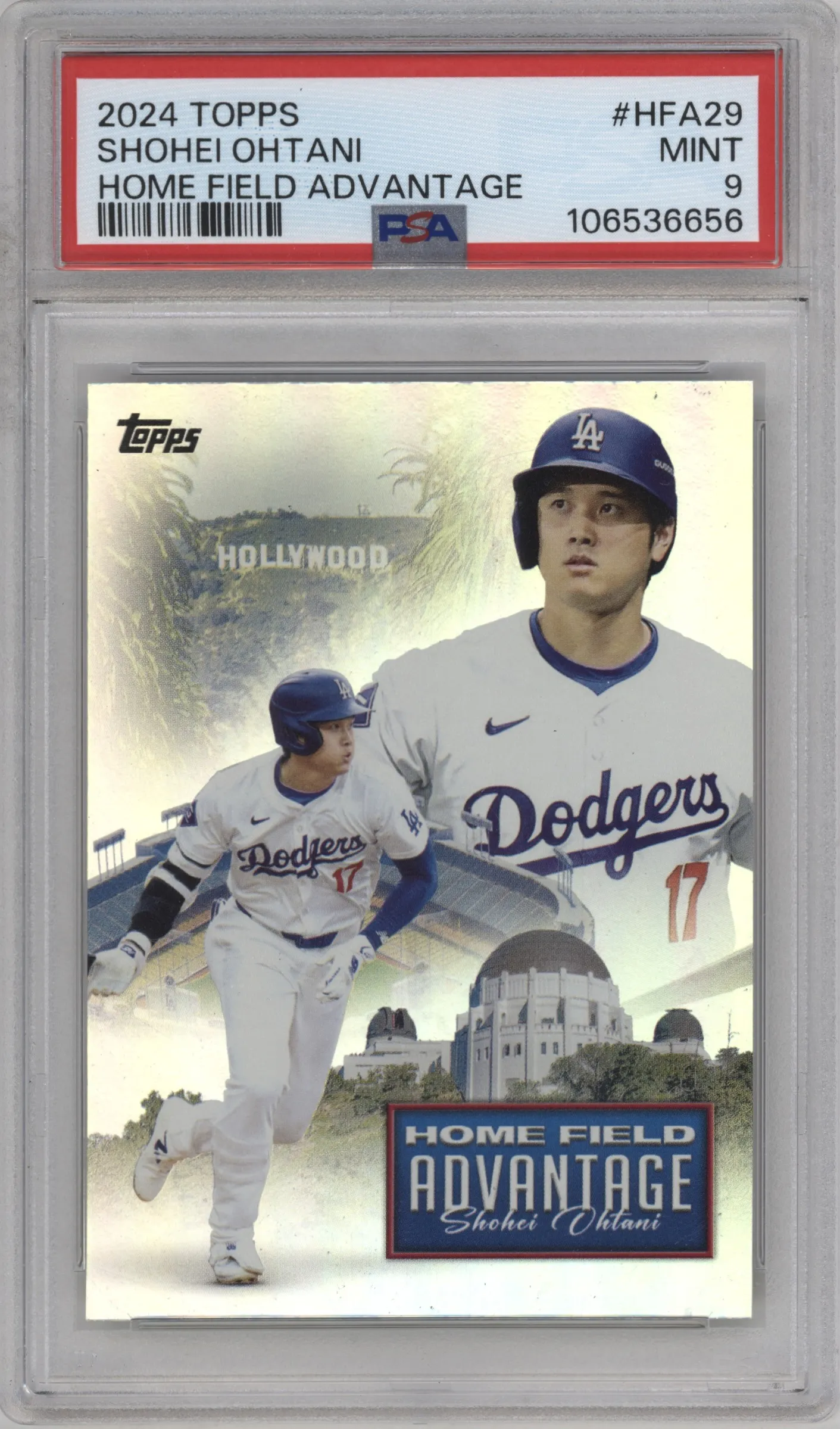 2024 Topps Update Home Field Advantage Shohei Ohtani #HFA-29 PSA 9