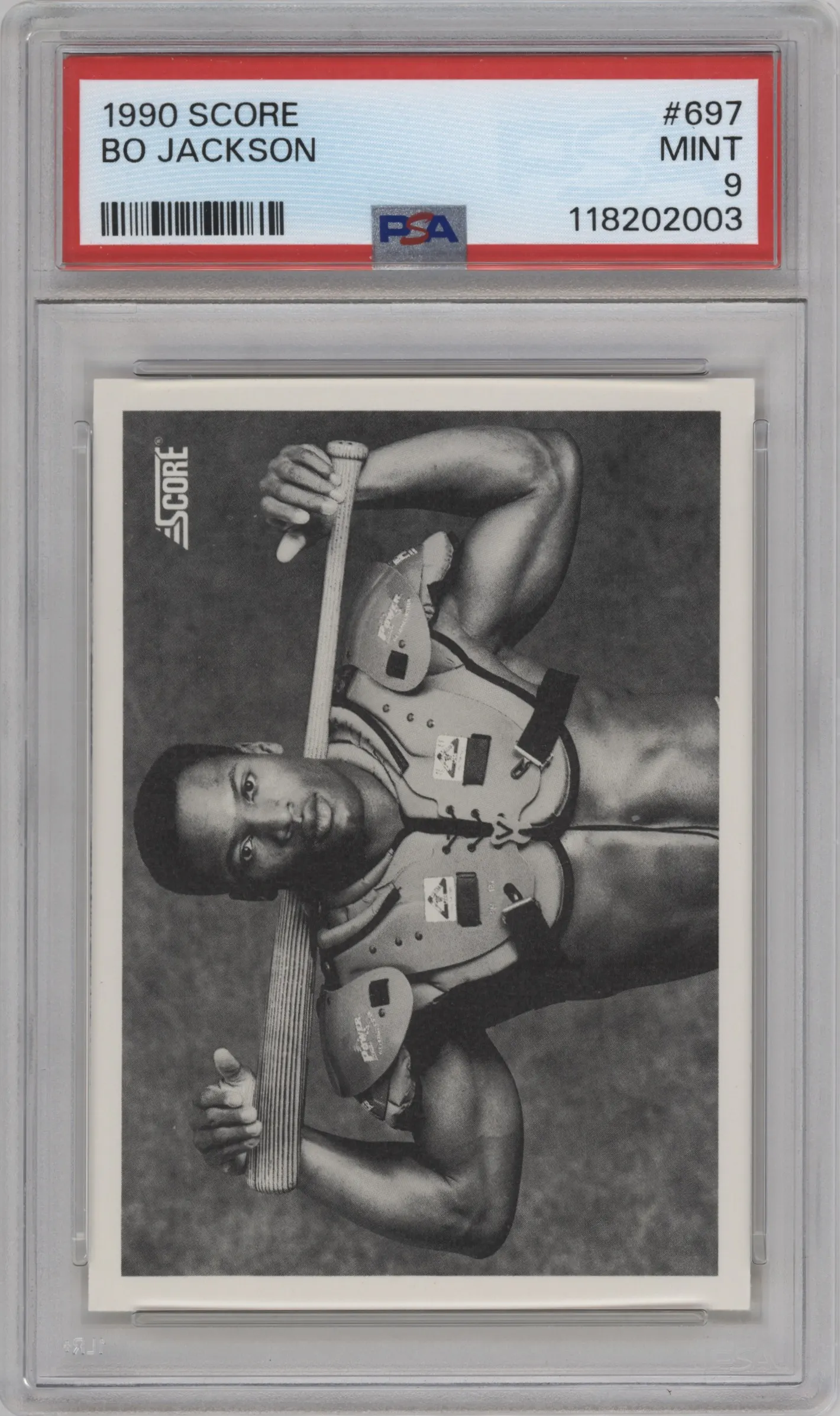 1990 Score Bo Jackson #697 PSA 9